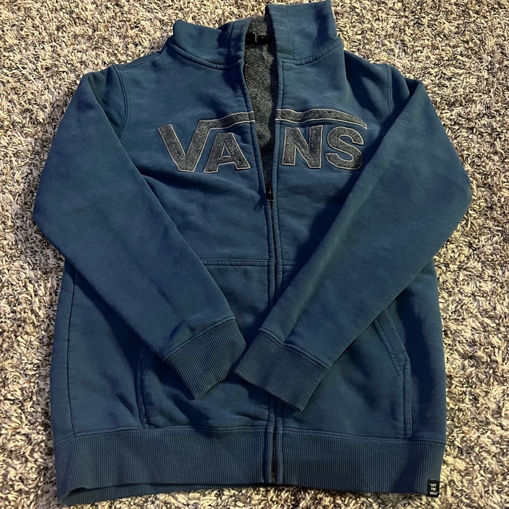 Vans blue hooded sweater